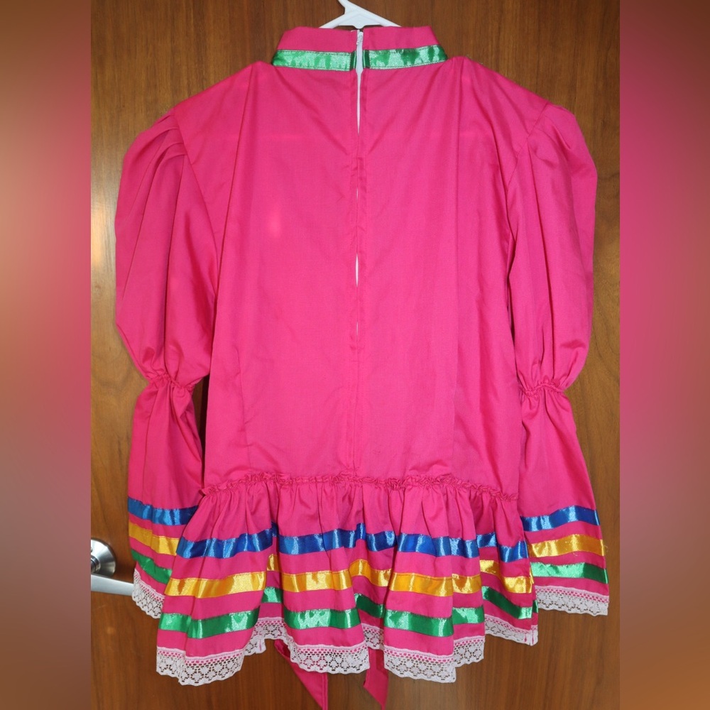 Colorful Ruffled Dress - Picture 5 of 5